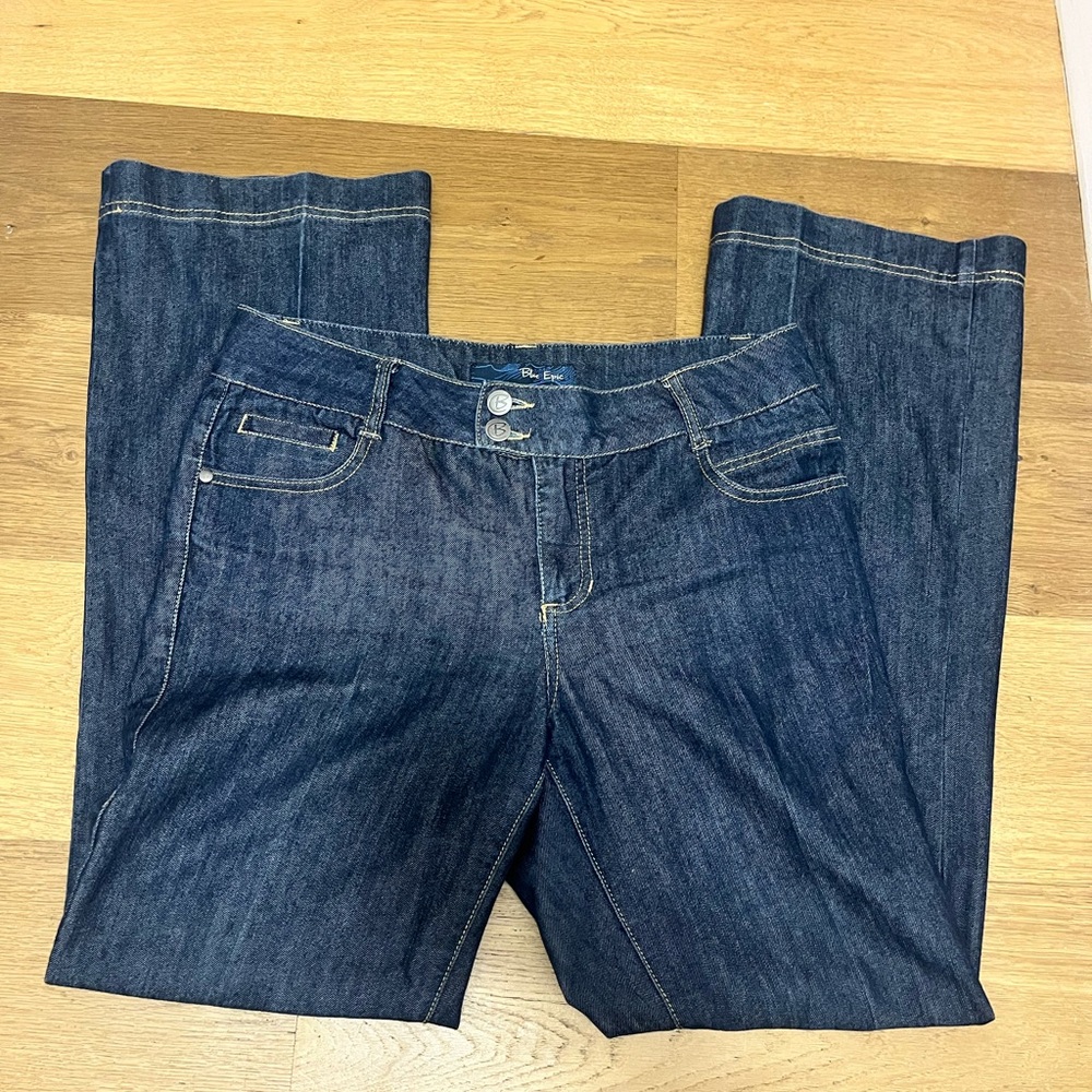 Y2K wide leg flare jeans